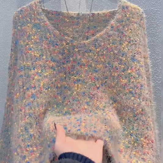 Lazy Wind V-Neck Sweater