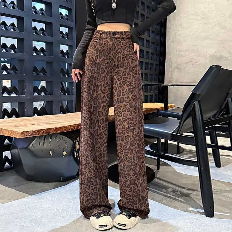 Leopard Print Trousers