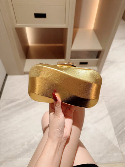 High-End Square Box Evening Clutch