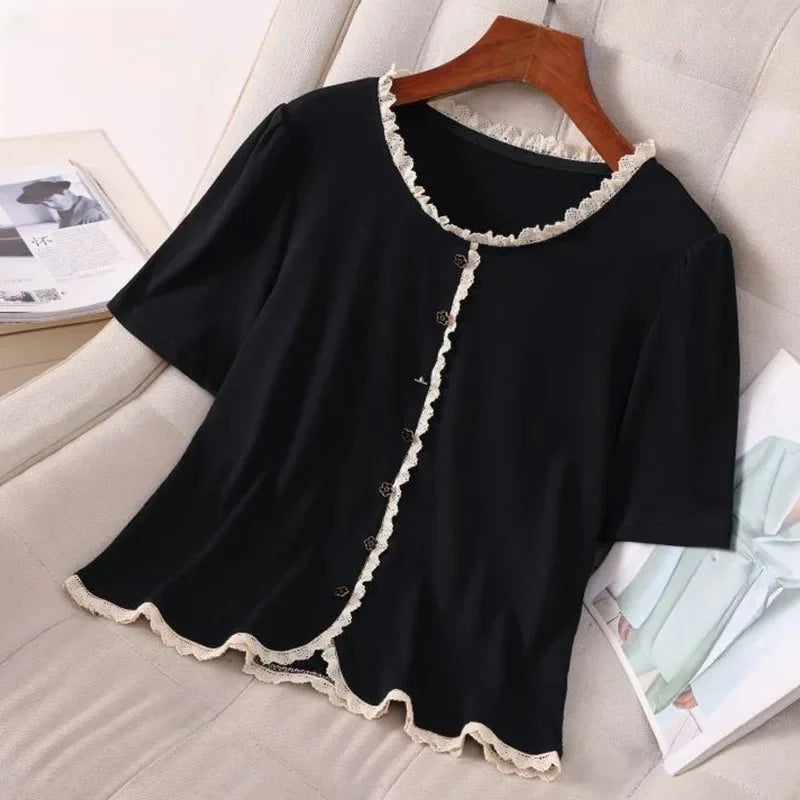 Plus-Size Button Shirt