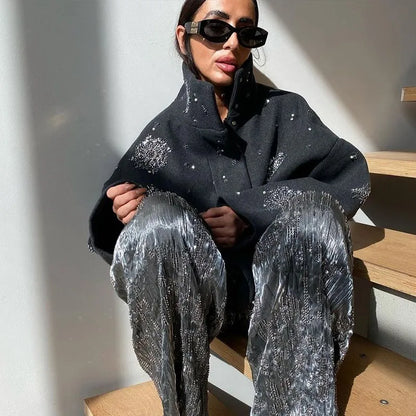 Embroidered Loose Jacket