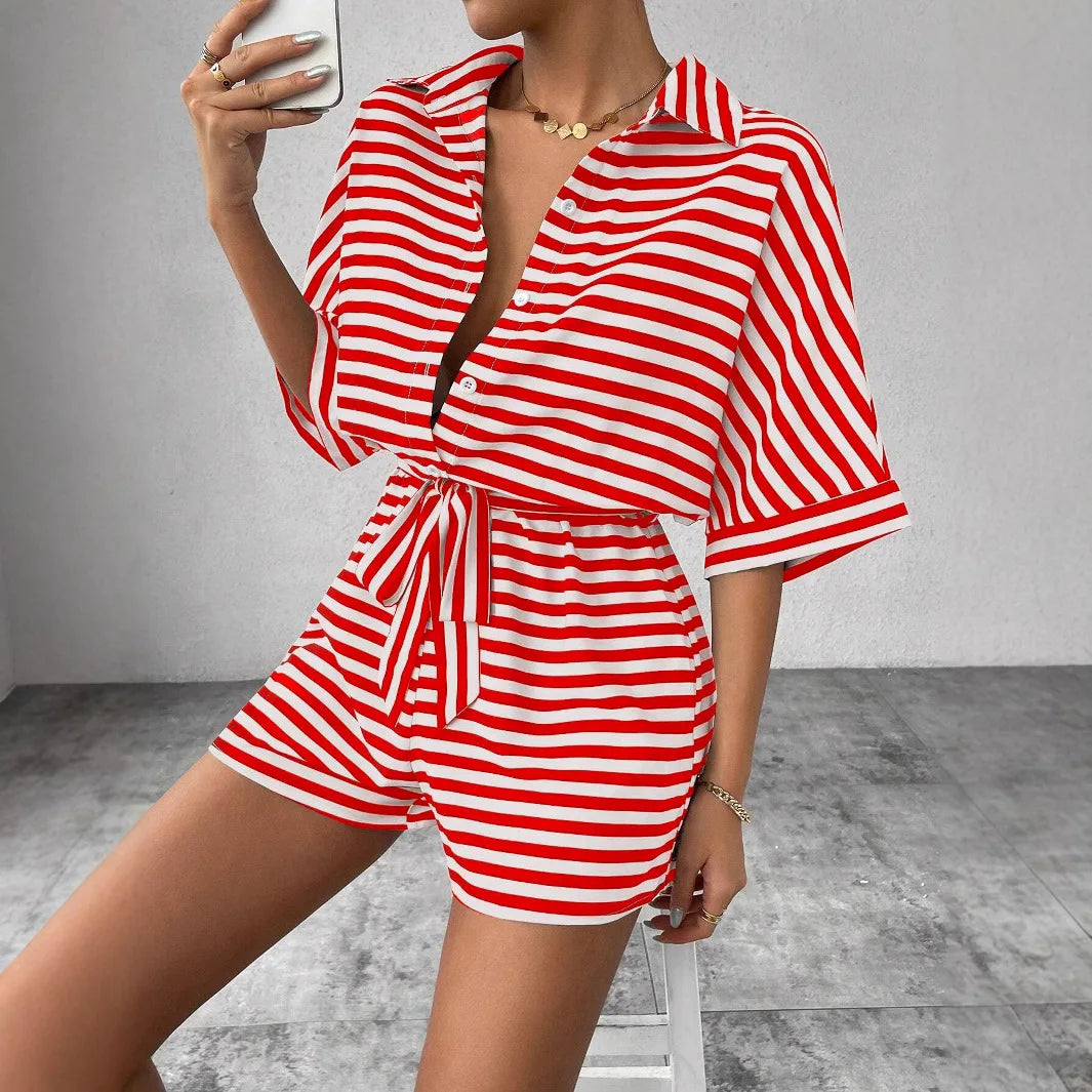 Striped Two-Piece Set