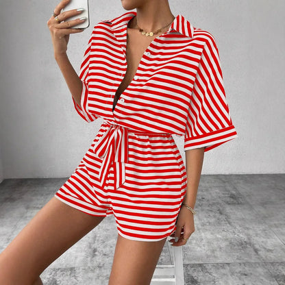 Striped Two-Piece Set