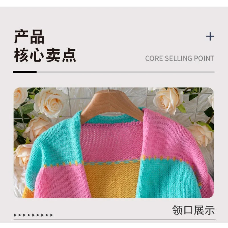 Contrast Color Sweater