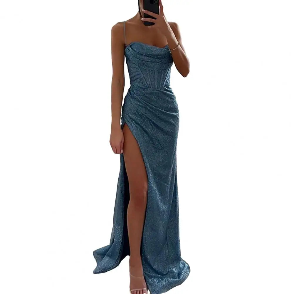 Women’s Shiny Sequin Evening Dress