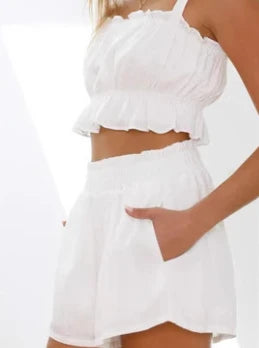 Backless Two-Piece Set
