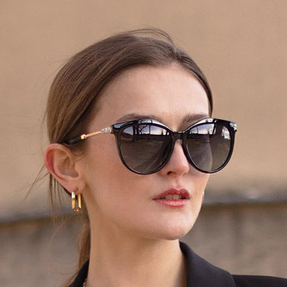 Elegant Oval Polarized Sunglasses