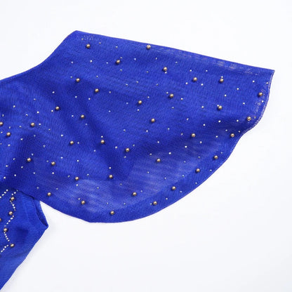 Elegant Ruffle Sleeve Party Dress