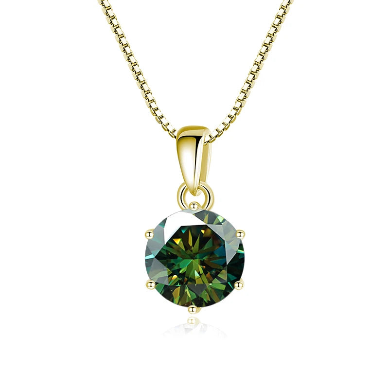 Moissanite Pendant Necklace