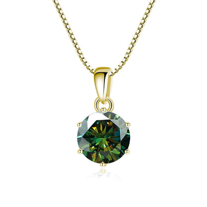 Moissanite Pendant Necklace