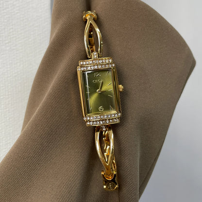 Green Square Watch