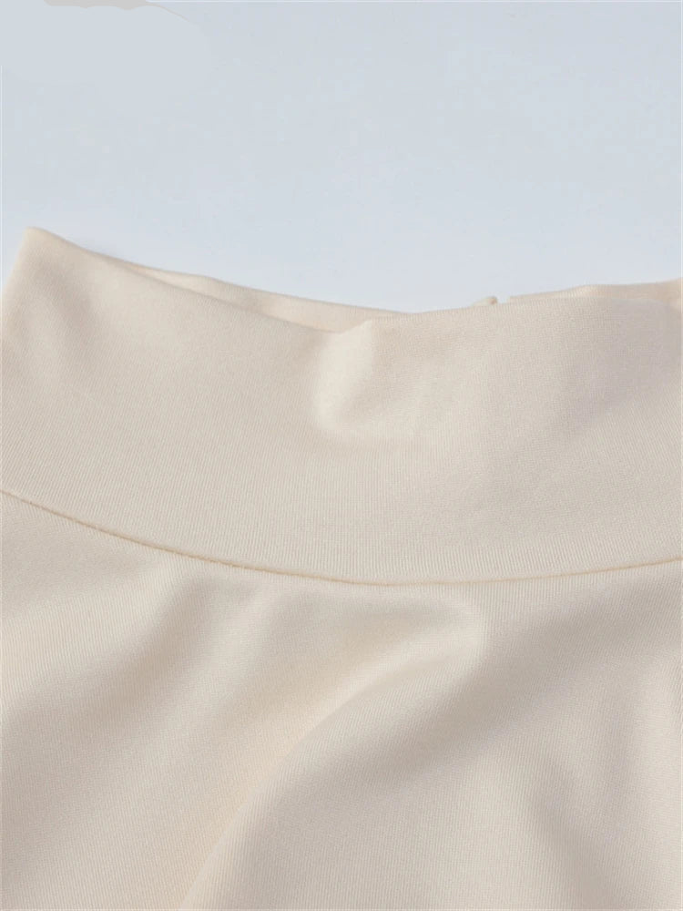 Turtleneck Bodycon Maxi Dress