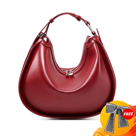Premium Leather Hobo Bag