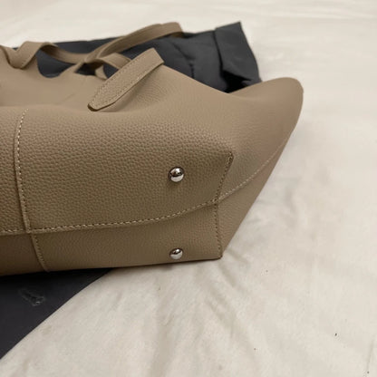 PU Leather 2-in-1 Shoulder Tote
