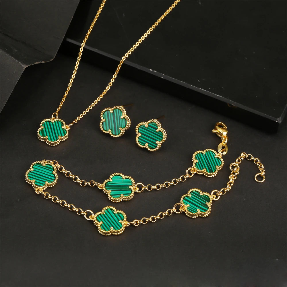 Five Leaf Flower Bracelet