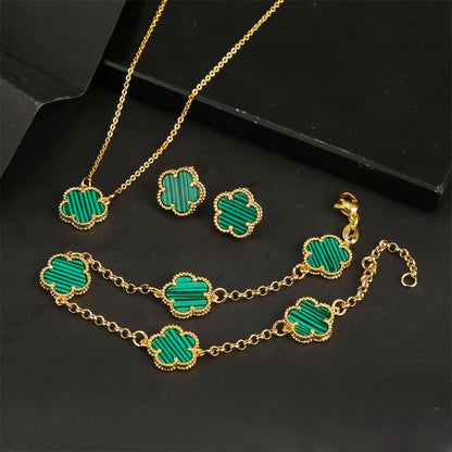 Five Leaf Flower Bracelet