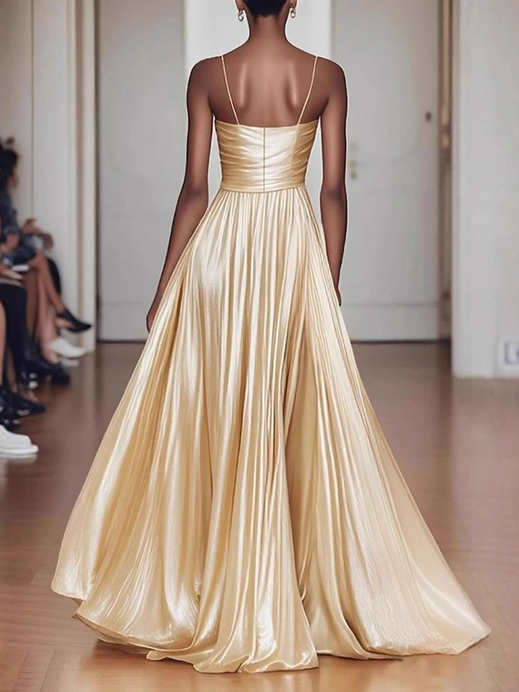Luxury High Split Dress