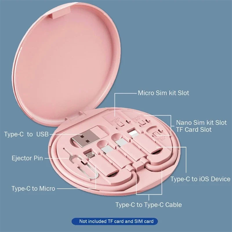60W Multi-Function Type-C Charging Cable Kit