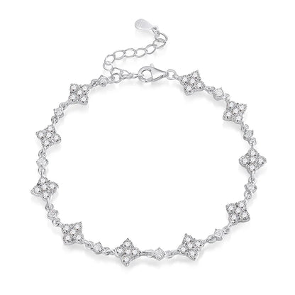 SMYOUE Full Diamond Moissanite Bracelet