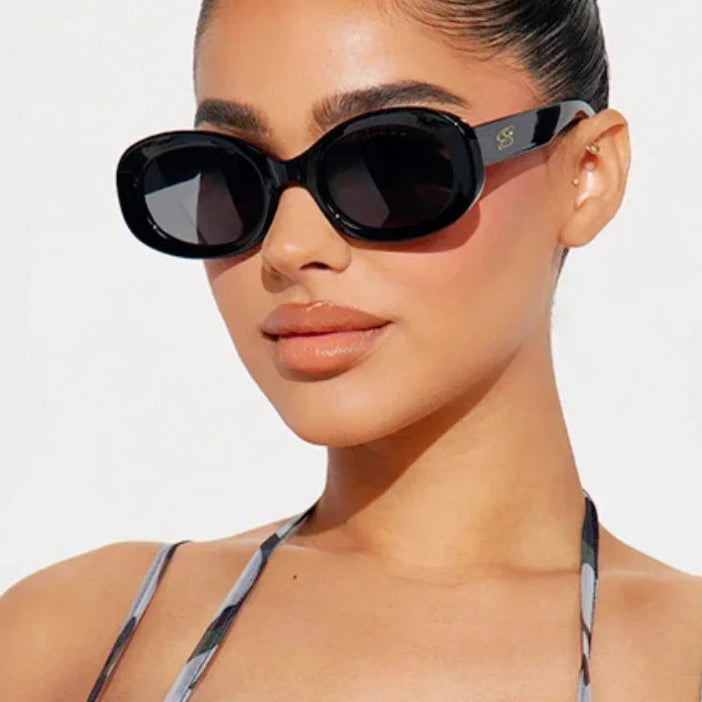 ZXIAC Oval Frame Vintage Sunglasses