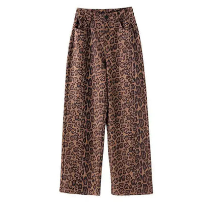 Leopard Print Trousers