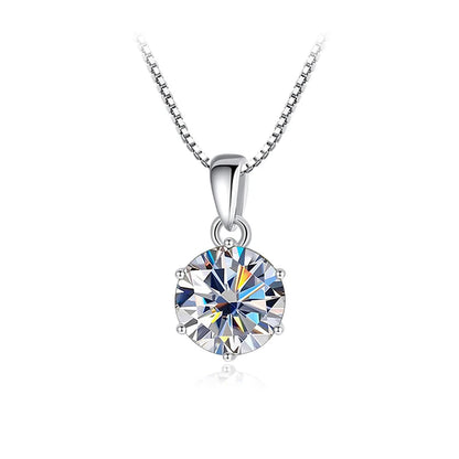 Moissanite Pendant Necklace