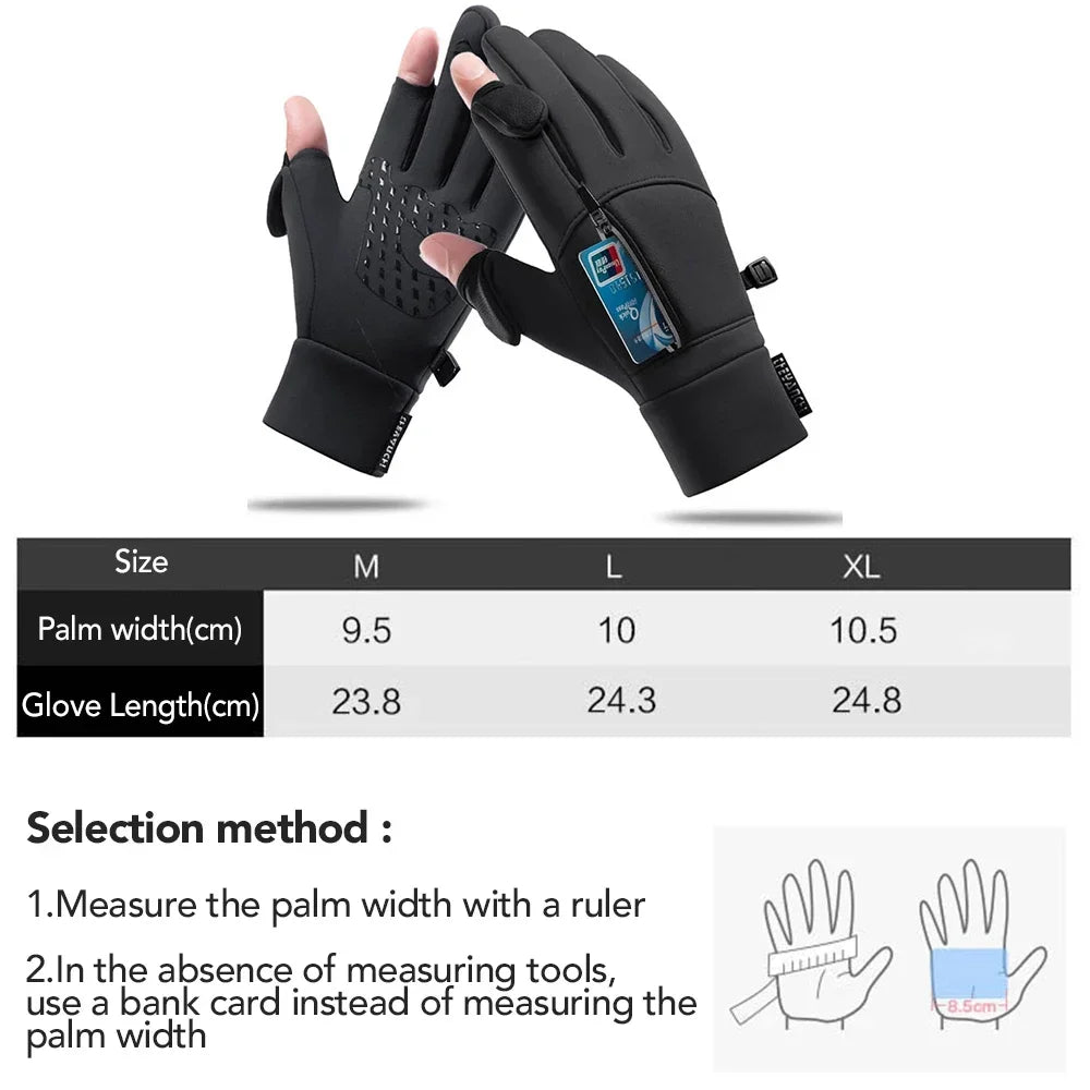 Winter Fishing Flip Gloves