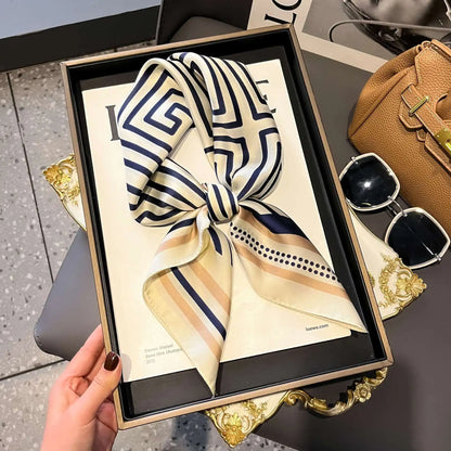 Luxury Silk Feel Square Scarf