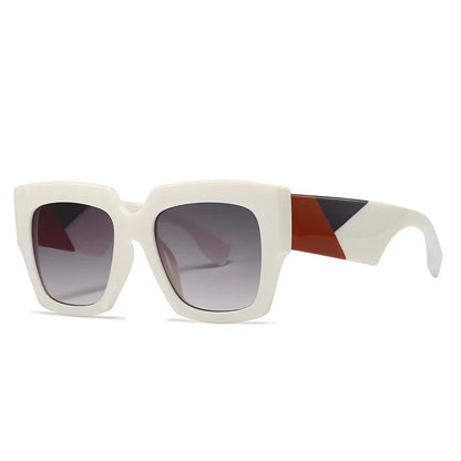 Oversized Square Retro Sunglasses UV400