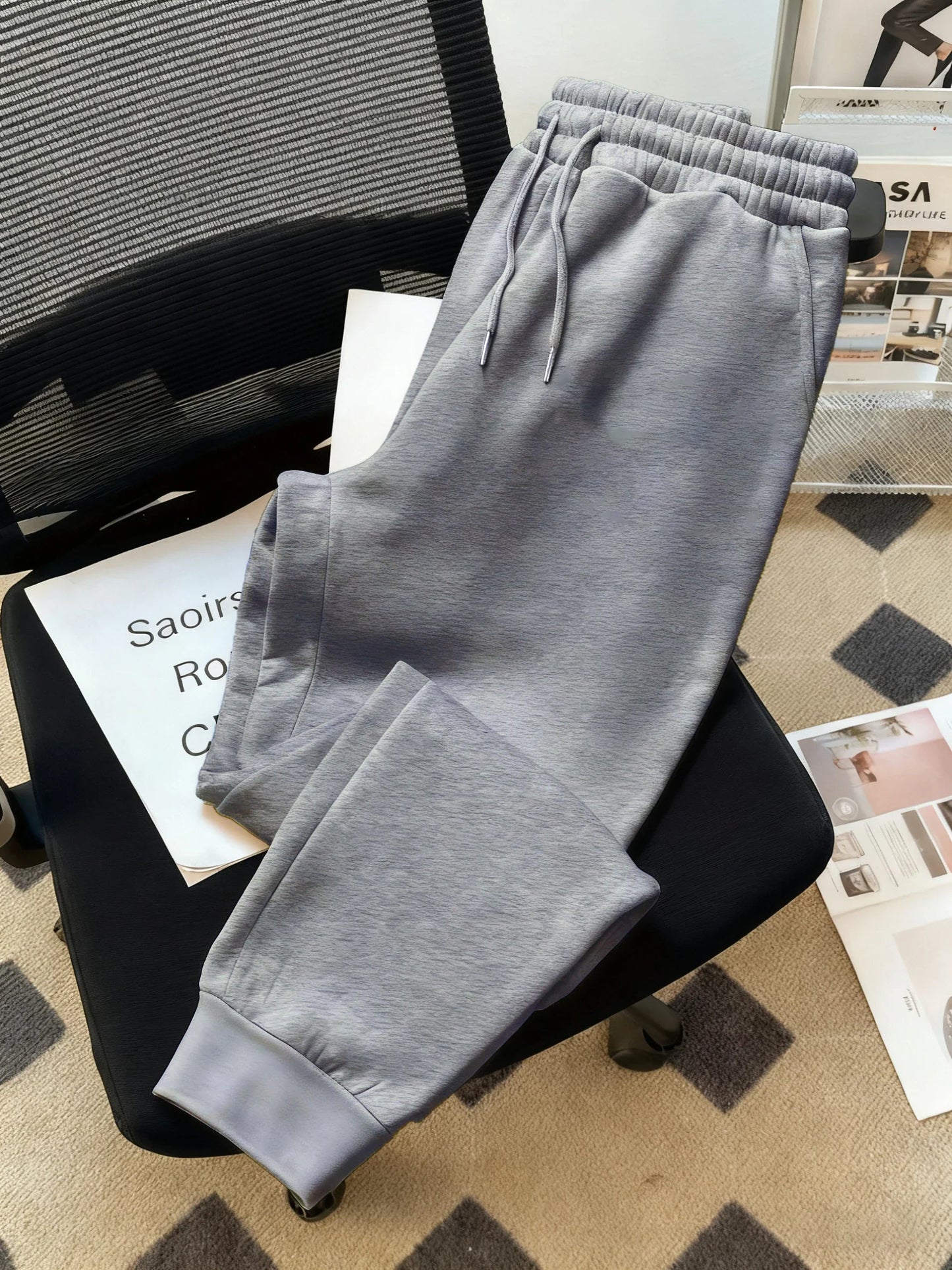 Solid fleece sweatpants