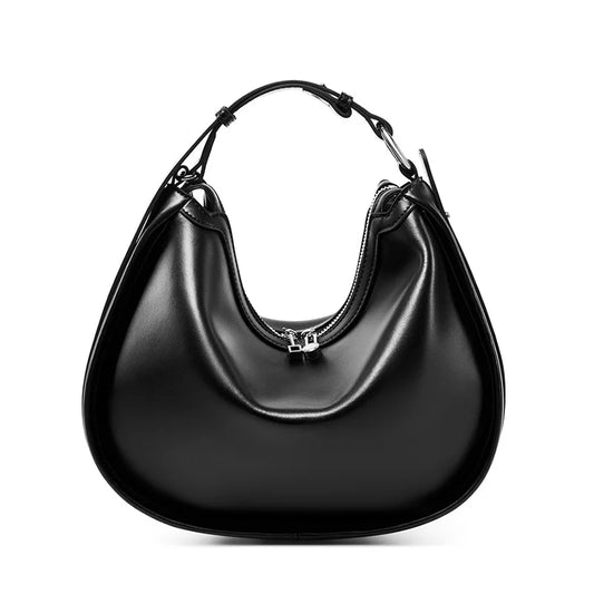 Half Moon Leather Bag