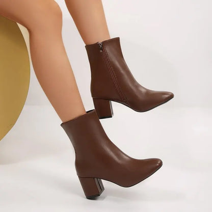 Chunky Heel Boots