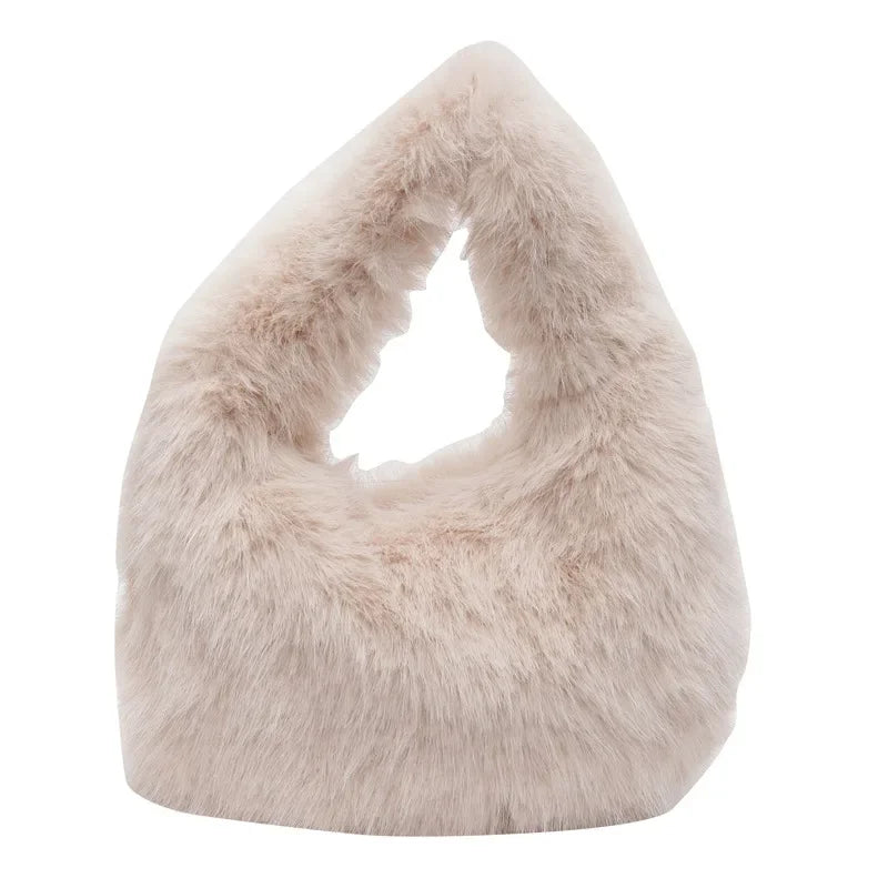Plush Faux Fur Tote