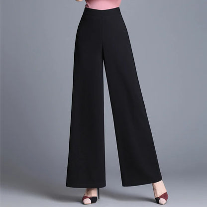 Wide Leg Chiffon Pants
