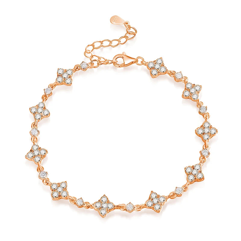 SMYOUE Full Diamond Moissanite Bracelet