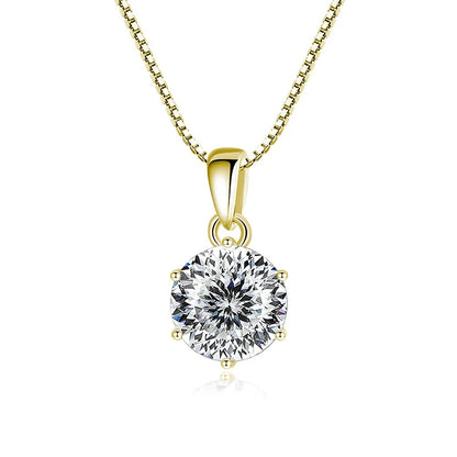 Moissanite Pendant Necklace