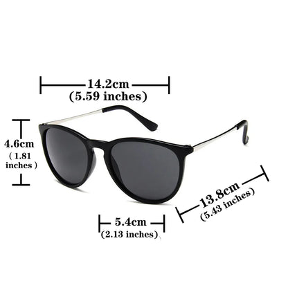 Popular metal frame sunglasses