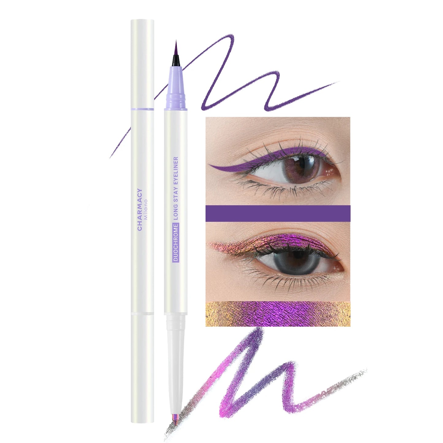 CHARMACY 2-in-1 Duochrome Eyeliner Gel Pencil