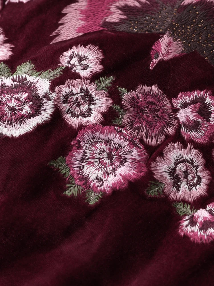 Floral Velvet Jacket