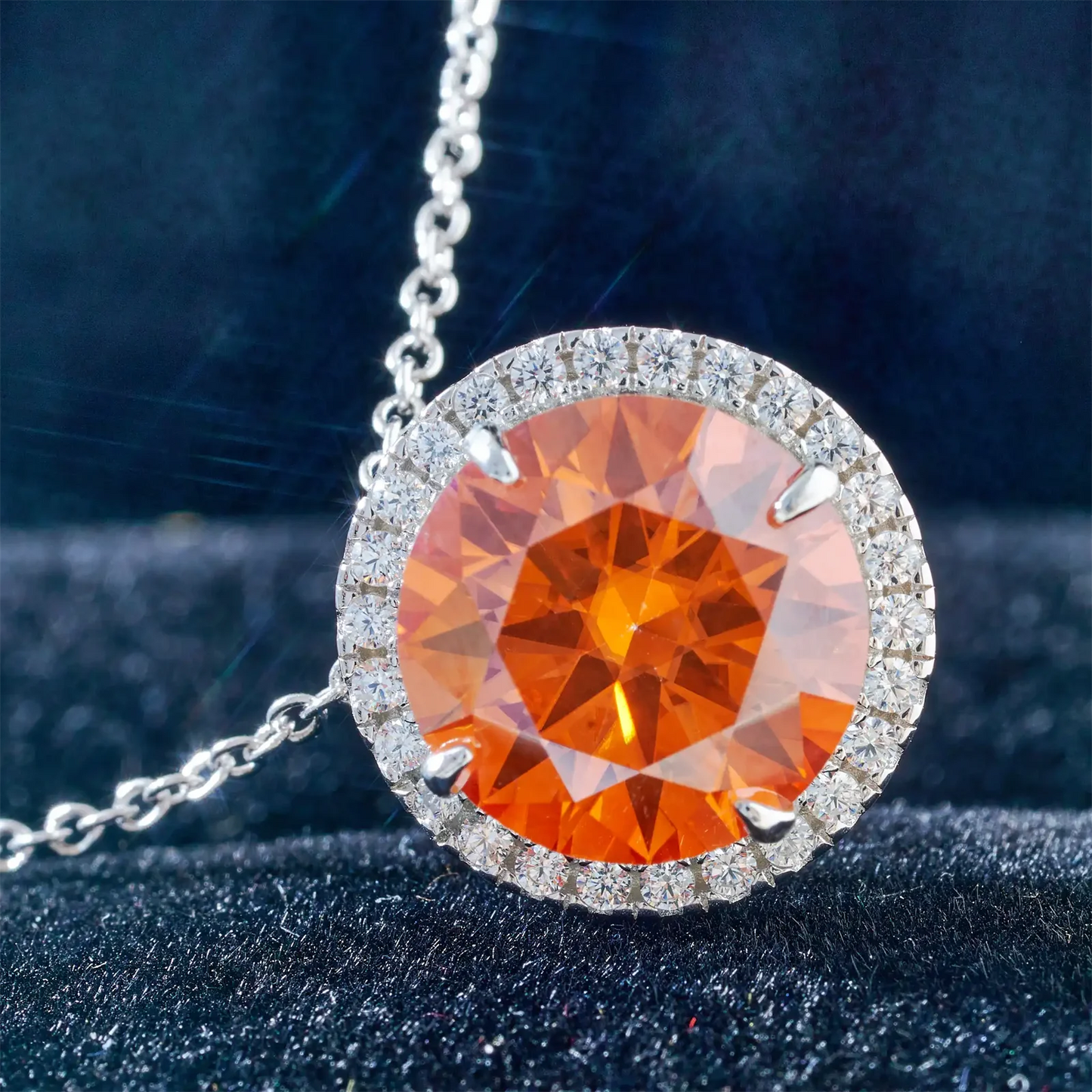 5 Carat Moissanite Necklace