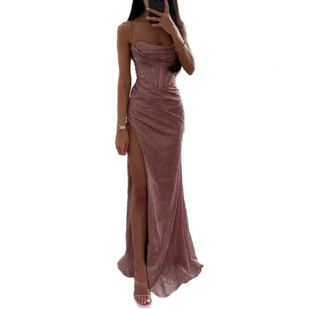 Women’s Shiny Sequin Evening Dress