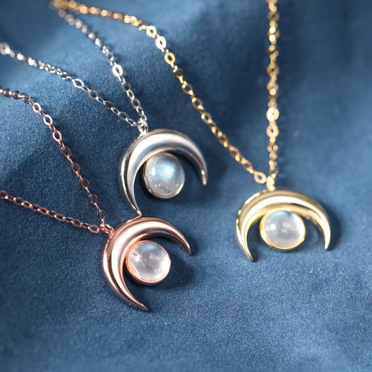 Moonstone Pendant Necklace