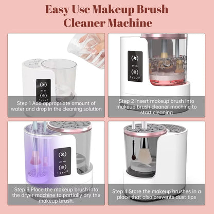 3-in-1 Electric Makeup Brush Cleaner