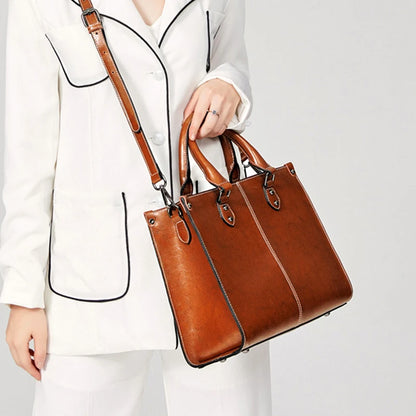 Genuine Leather Tote Bag