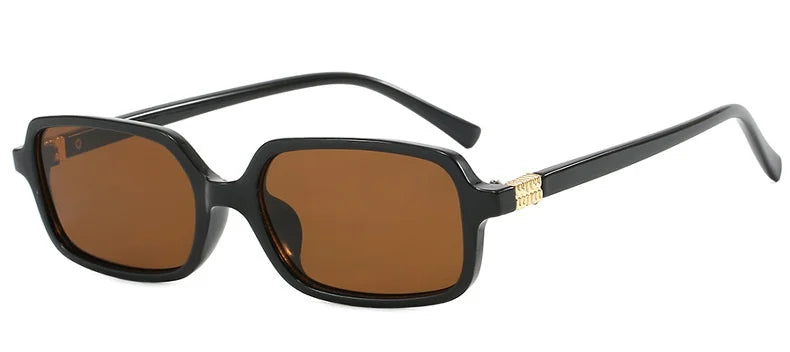 Luxury Vintage Rectangle Sunglasses