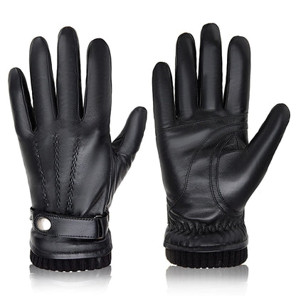 Sheepskin Leather Winter Gloves