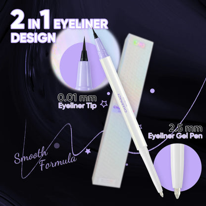 CHARMACY 2-in-1 Duochrome Eyeliner Gel Pencil