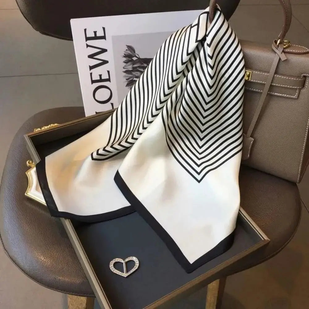 Elegant Square Silk Scarf