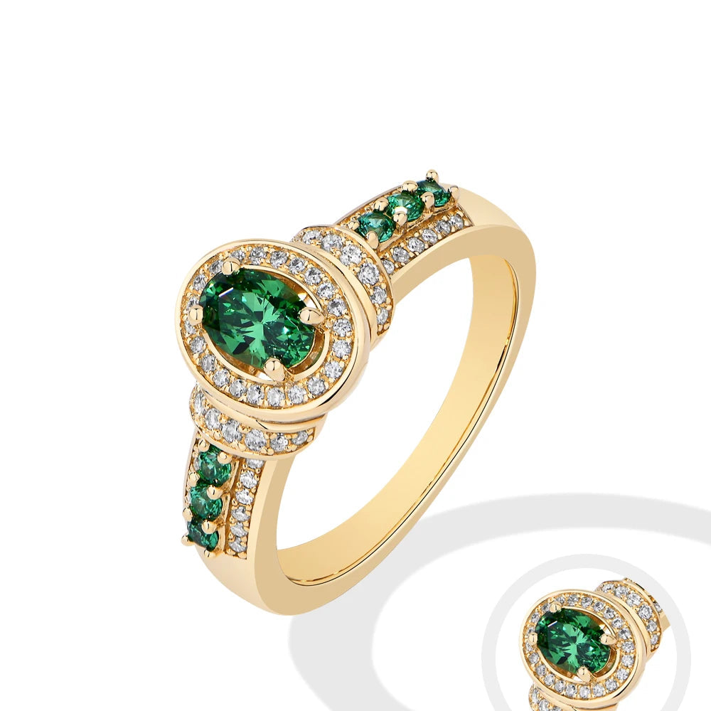 Zambian Emerald Ring
