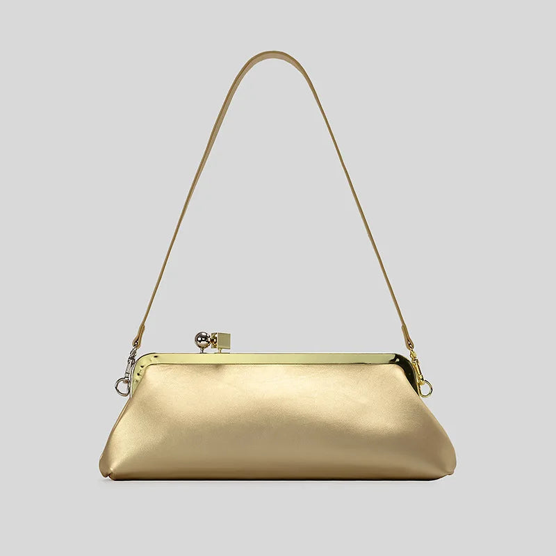 Long Kiss Lock Clutch